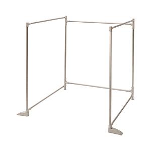 積水樹脂 多機能 布団 物干し 折りたたみ ステンクラー 自在 屋外 屋内  ステン＆グレー OFD-30S | 