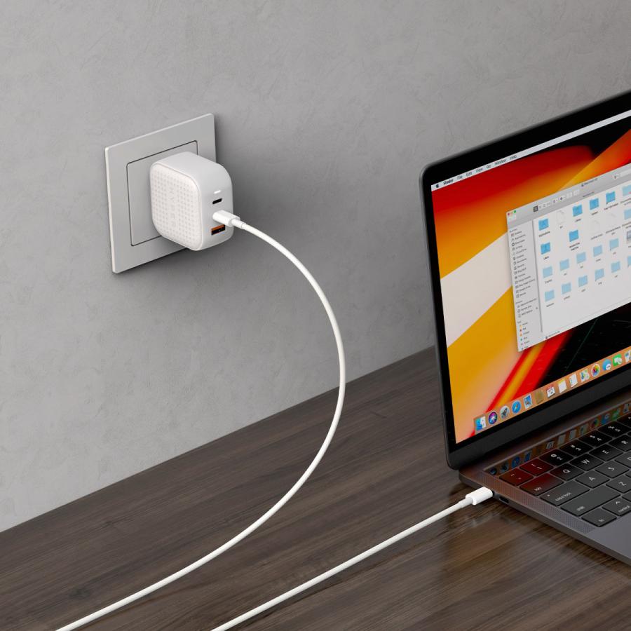 ROA AC-USB充電器 ノートパソコン・タブレットPC対応 65W/36W [3ポート：USB-Cｘ2＋USB-A /USB Power Delivery対応 /Quick Charge対応]  ホワイト HP-HJ265WH |  | 04