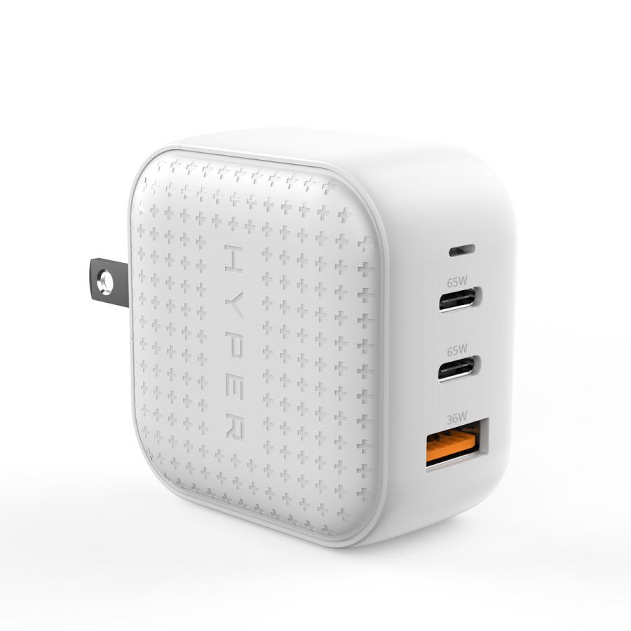 ROA AC-USB充電器 ノートパソコン・タブレットPC対応 65W/36W [3ポート：USB-Cｘ2＋USB-A /USB Power Delivery対応 /Quick Charge対応]  ホワイト HP-HJ265WH |  | 06