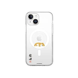 ROA iPhone 15 Plus しばたさん MagSafe対応 クリアケース abbi FRIENDS 昼寝 ABF25398i15PL | 