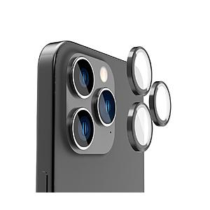 ROA iPhone 15 Pro / 15 Pro Max 3眼 レンズフィルムカメラ専用強化ガラスフィルム C-SUB CORE メタルリング araree  AR25437i15PR | 