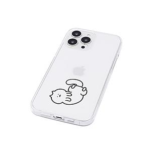 ROA iPhone 15 Pro ソフトクリアケース AKAN AKAN 猫ちゃんはリラックス中 AK25640i15PR | 