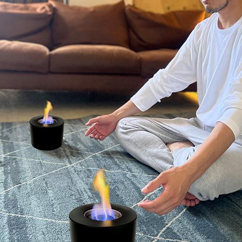 トランスペクト 4 SPRING テーブルファイヤーピット  ブラック |  | 01