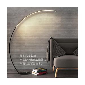 星岡商事 7Life アーチフロアライト 黒 D120*H170CM 調光調色 リモコン有  DH-L1008 | 