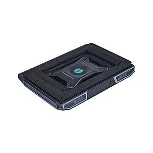 LLANO ノートパソコンクーラースタンド [13〜17.3インチ /USB-A接続] USB-Aハブ搭載 V10 ベーシック ブラック V10BK | 
