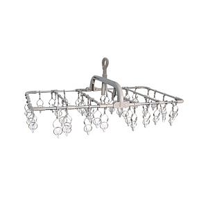 ツウィンモール ピンチハンガー 横もちアルミハンガー 42ピンチ  ベージュホワイト IC-02 | 