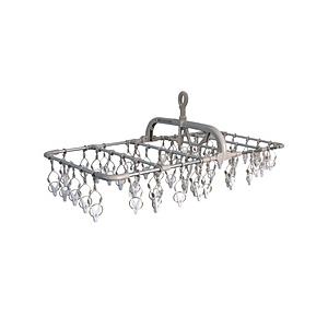 ツウィンモール ピンチハンガー 横もちアルミハンガー 52ピンチ  ベージュホワイト IC-03 | 