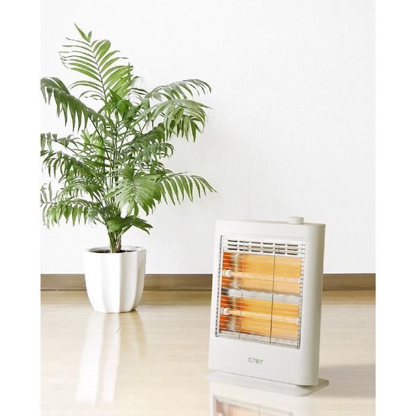 シィーネット 石英管ストーブ（800W）  ホワイト CDEM106WH ［石英管ヒーター /人感センサーなし］ 【sof001】 [振込不可][代引不可] |  | 07