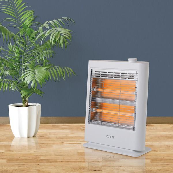 シィーネット 石英管ストーブ（800W）  ホワイト CDEM106WH ［石英管ヒーター /人感センサーなし］ 【sof001】 [振込不可][代引不可] |  | 09