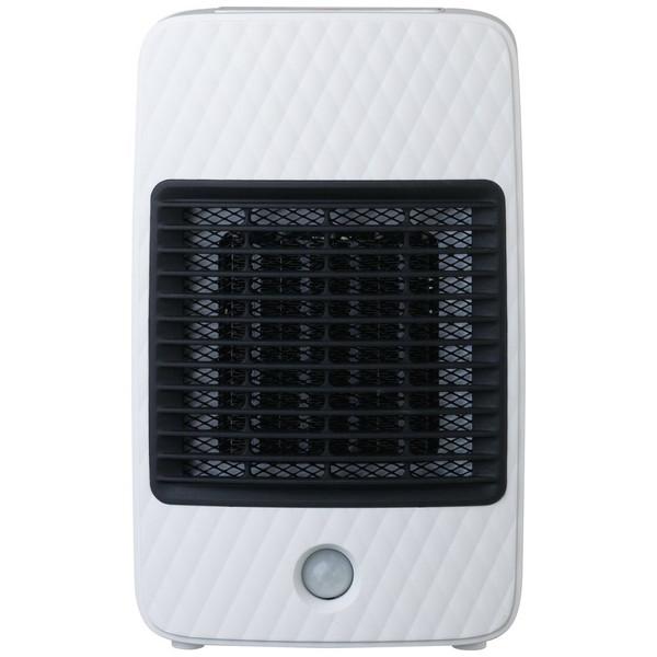 シィーネット ミニセラミックファンヒーター  ホワイト CDCP308WH ［人感センサー付き］ |  | 01
