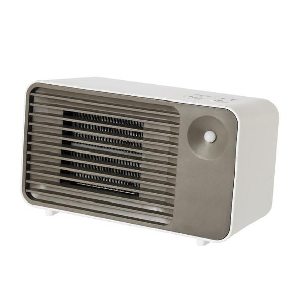 シィーネット ミニセラミックヒーター  ホワイト CDCP309WH ［人感センサー付き］ |  | 01