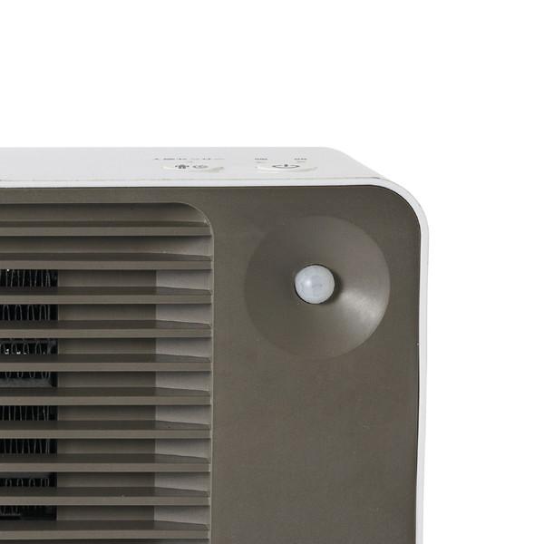 シィーネット ミニセラミックヒーター  ホワイト CDCP309WH ［人感センサー付き］ |  | 05