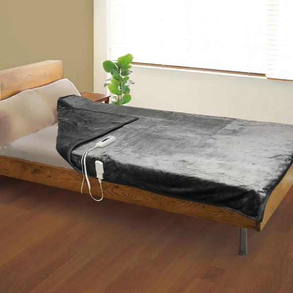 シィーネット フランネル電気敷毛布  ダークグレー CDMS305GY ［シングルサイズ /敷毛布 /タイマーあり］ |  | 04