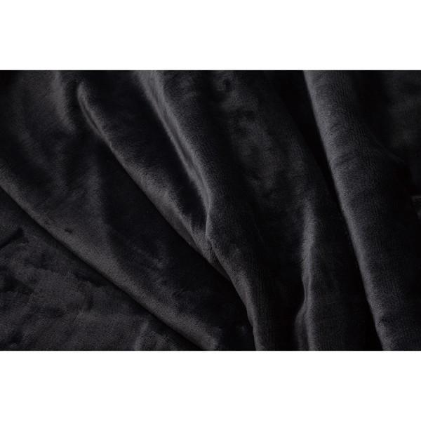 シィーネット フランネル電気掛敷毛布  ダークグレー CDMK306GY ［シングルサイズ /掛・敷毛布 /タイマーあり］ 【864】 |  | 03