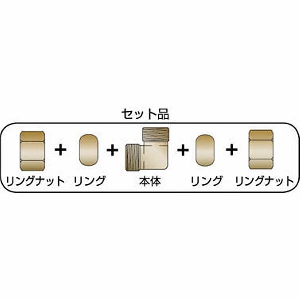 アソー RL-2104 ASOH 両口リングエルボ Φ4 | アソー | 01