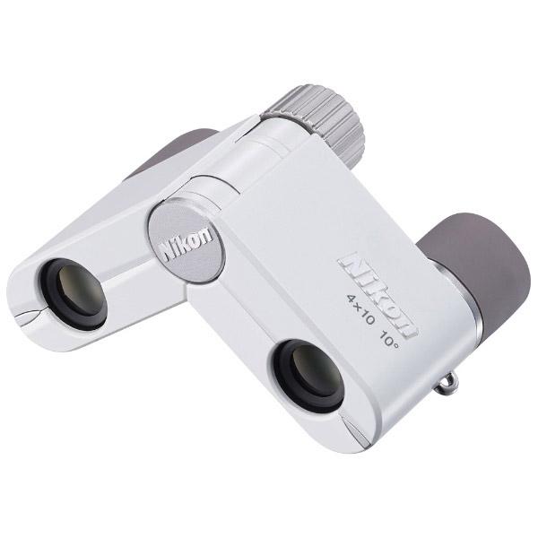 Nikon(ニコン) 双眼鏡 遊 4×10D CF ホワイト : 4571137588175 