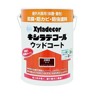 カンペハピオ ＫＡＮＳＡＩ　水性ＸＤウッドコートＳ　チーク　３．４Ｌ   00097670070000 | 