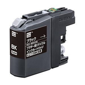エコリカ 【リサイクル】 ［ブラザー：LC-113BK（ブラック）対応］ リサイクルインクカートリッジ　ECI-BR113B | エコリカ