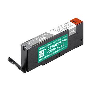 エコリカ 【リサイクル】 ［キヤノン：BCI-351XLGY（グレー）対応］ リサイクルインクカートリッジ　ECI-C351XLGY | エコリカ