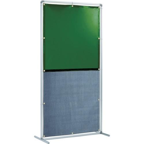 吉野 吉野　遮光火花兼用衝立（グリーン×Ａ種シート）１×２　単体固定足 | 吉野