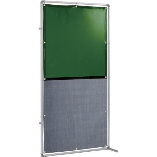 吉野 吉野　遮光火花兼用衝立（グリーン×Ａ種シート）１×２　接続型固定足 | 吉野