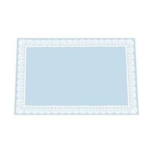 アーテック 無蛍光和紙テーブルマットレースB ブルー TE-L12（100枚入）L ＜QMTE002＞  ブルー | アーテック