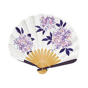 山二 扇子　あじさい・白 | ブランド登録なし