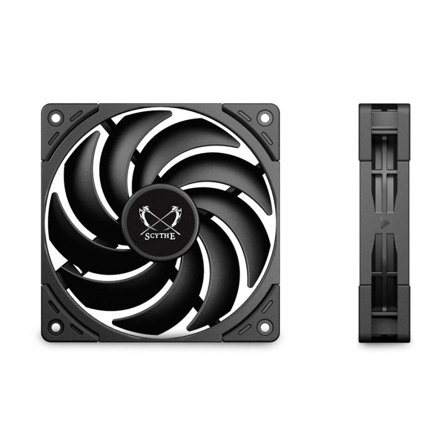 サイズ ケースファン [120mm /1200RPM] WONDER SNAIL 120 PWM ブラック WS1225FD12-P |  | 03