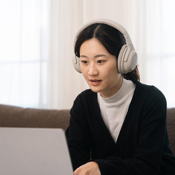 final ブルートゥースヘッドホン  クリーム FI-UX2DPL-CREAM ［ノイズキャンセリング対応 /Bluetooth対応］ |  | 02