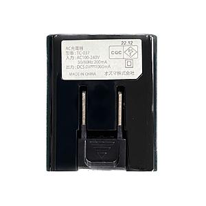 オズマ AC-USB充電器1A 1Port  ブラック IACU-80KN ［1ポート］ | osma