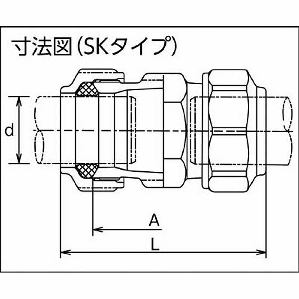 川西水道機器 SK-S-V13 SKカワニシ 塩ビ管用継手 ネオSKソケットV13 |  | 01