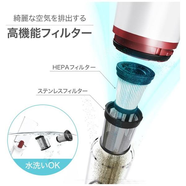 ソウイジャパン スリムクリーナー ピンク SY-120-PK 紙パックレス式 /コードレス |  | 06