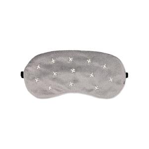 SLEEP　PATCH SNCF1602 グレー　飛行機の刺繍がかわいい、ふわふわ生地のアイピロー。 軽量なので、旅先のホテルだけでなく、 自宅でのリラックスタイムに大… | ブランド登録なし