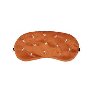 SLEEP　PATCH SNCF1603 テラコッタ　飛行機の刺繍がかわいい、ふわふわ生地のアイピロー。 軽量なので、旅先のホテルだけでなく、 自宅でのリラックスタイム… | ブランド登録なし