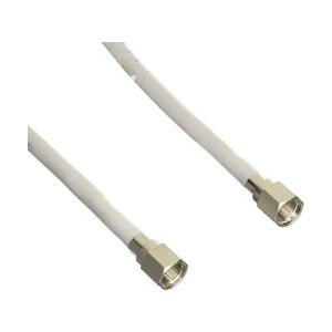 4K8K対応 テレビアンテナケーブル 【地上波デジタル、BSデジタル、CSデジタル】 0.5m 4C F型両端ストレート S4-FP-FP-0.5 SSAサービス グレー S4FPFP0.5 | 