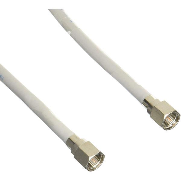 4K8K対応 テレビアンテナケーブル 【地上波デジタル、BSデジタル、CSデジタル】 0.5m 4C F型両端ストレート S4-FP-FP-0.5 SSAサービス グレー S4FPFP0.5 |  | 01