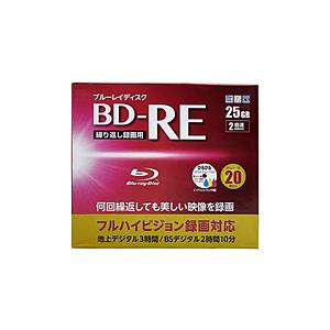RITEK 録画用BD-RE TRUST  20枚   BDRE20SCBIC-20VSC ［20枚 /25GB /インクジェットプリンター対応］ 【864】 | 