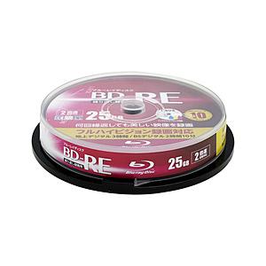 RITEK 録画用BD-RE TRUST スピンドル 10枚   BDRE10SPBIC-10VSP ［10枚 /25GB /インクジェットプリンター対応］ | 