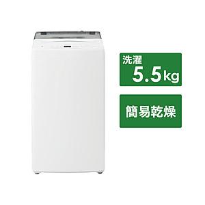 ハイアール 全自動洗濯機 ホワイト W ［洗濯 /簡易乾燥