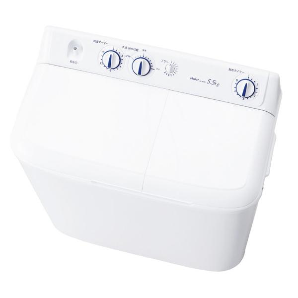 ハイアール 二槽式洗濯機 ハイアール ホワイト JW-W55G(W) ［洗濯5.5kg /上開き］ 【お届け日時指定不可】 |  | 01