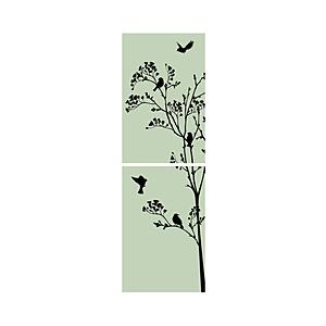 ハイアール ハイアール冷蔵庫JR-SY15A専用　マグネットカバー　JU-RSY15MCD　木と小鳥 ハイアール 木と小鳥 JU-RSY15MCD | 