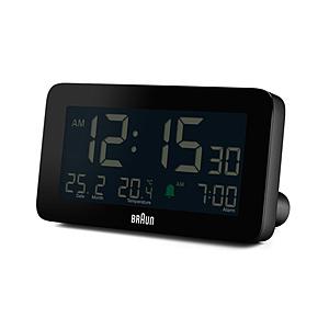 ブラウン BRAUN DEIGITAL ALARM CLOCKBLACK BC10B（ブラウン デジタルアラーム置き時計 ブラック） | BRAUN