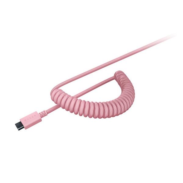 RAZER(レイザー) 〔キーキャップ〕 英語配列＋キーボードケーブル [USB-C ⇔ USB-A(PC側) /2m] ピンク RC21-01491000-R3M1 | Razer | 02
