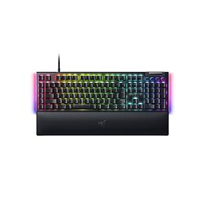RAZER(レイザー) ゲーミングキーボード＋リストレスト RAZER BlackWidow V4(イエロー軸) RZ03-04693100-R3J1 ［有線 /日本語配列 /メカニカル］ | Razer