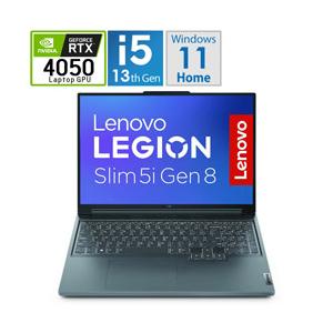 82YA0088JP ゲーミングノートパソコン Legion Slim 5i Gen 8 ストームグレー ［16.0型 /Windows11 Home /intel Core i5 /メモリ：16GB /SSD：512GB /日本語版… | Lenovo