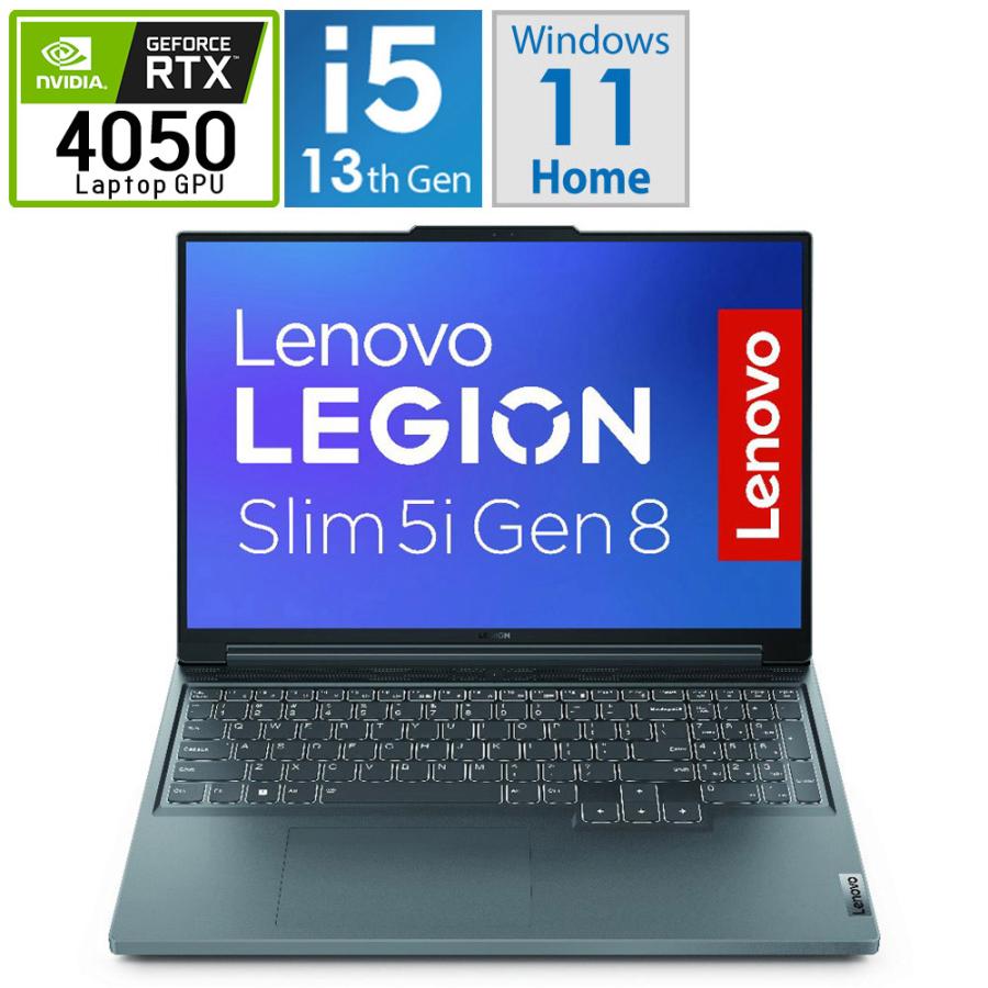 82YA0088JP ゲーミングノートパソコン Legion Slim 5i Gen 8 ストームグレー ［16.0型 /Windows11 Home /intel Core i5 /メモリ：16GB /SSD：512GB /日本語版… | Lenovo | 01