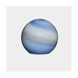 ソァーイング LED インテリア ナイトライト 電池式 惑星タイプ ガラス製 タイマー機能付き ライトブルー  ライトブルー LT875S1 | 