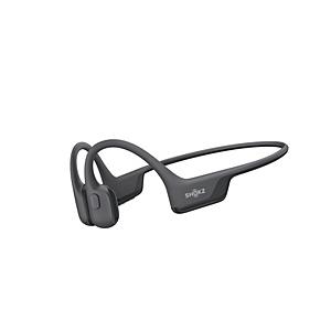 Shokz ブルートゥースイヤホン 耳かけ型 骨伝導 OpenRun Air 2 ブラック SKZ-EP-000079 ［ワイヤレス(ネックバンド) /骨伝導型 /Bluetooth対応］ | 