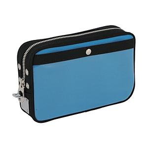 三栄産業 ＳＡＮＥＩ　帆布メール用ポーチ（Ｓ）馬蹄錠金具付　ブルー   PS-U-09 | 