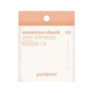 DOOWON peripera（ペリペラ）ピュア ブラッシュド サンシャイン チーク 02  ミルクティーコーラル | 